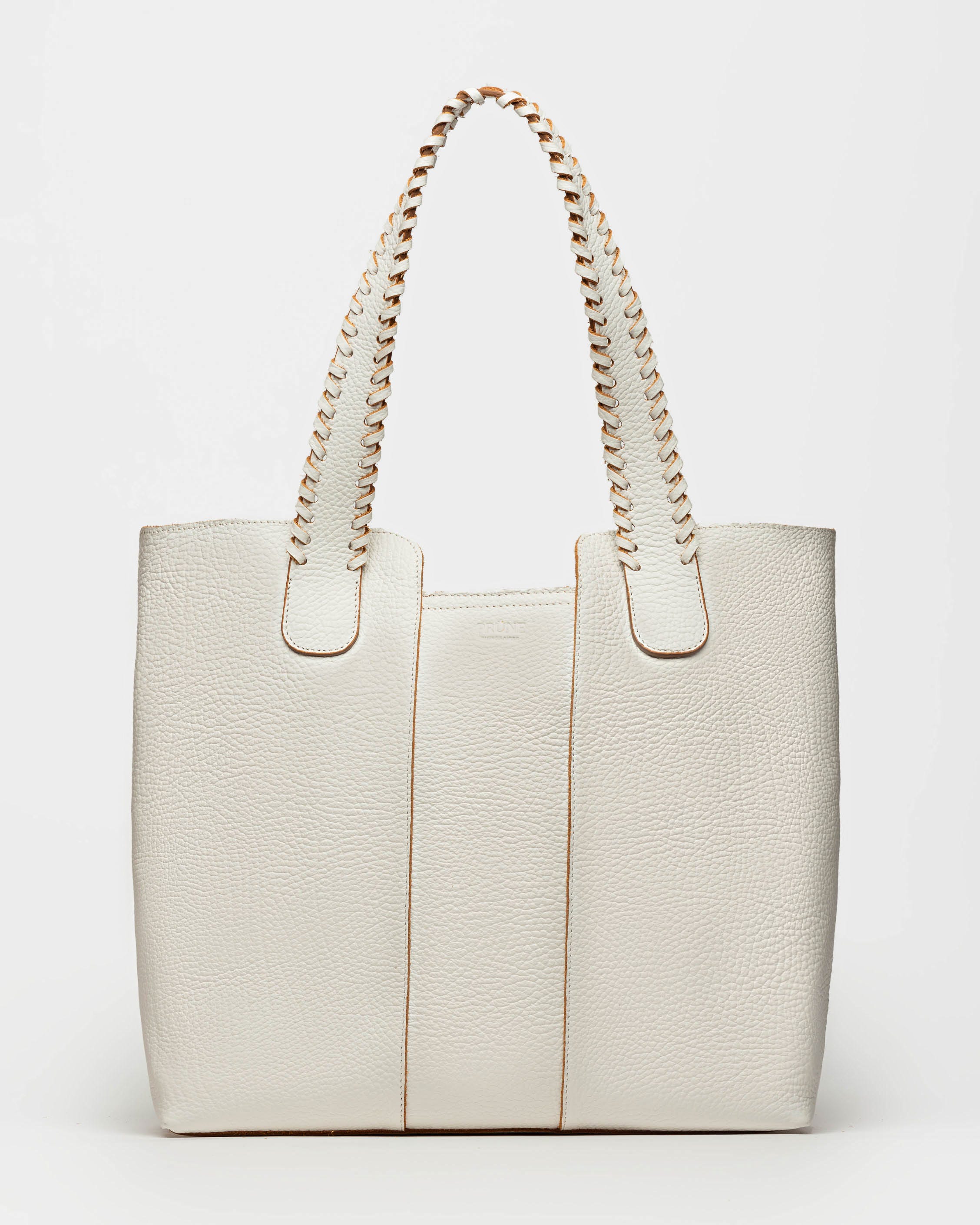 SHOPPER THE BRAIDED EN CUERO GRANEADO